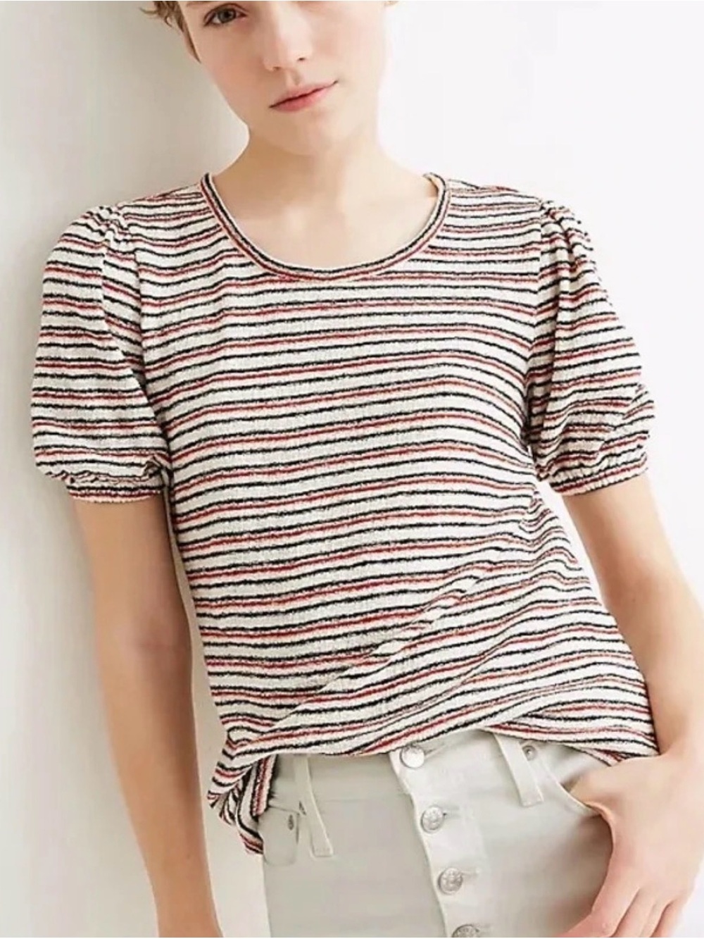 Madewell Puffed Sleeve Top